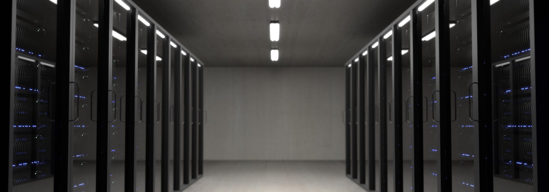 Server racks in a data center